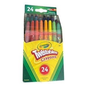 🖍️ Crayola Mini Twistables Crayons – 24-Count Set (New & Sealed)